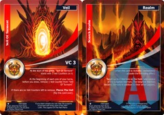 Veil Of Torment // Scorch Realm [Alt Art Extended Foil]