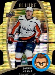 2019-20 Upper Deck Allure Hockey Yellow Taxi Jakub Vrana #32 Capitals