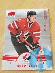 2016 Upper Deck Team Canada Juniors Exclusives #29 Thomas Chabot 088/175