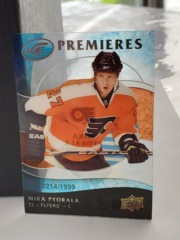 2009-10 Upper Deck Ice Premieres Acetate #119 Mika Pyorala 0214/1999 Flyers