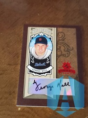 2005 Donruss Diamond Kings HOF Heroes Red Signatures 15/25 George Kell Auto HH-60