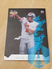 2021 Wild Card Matte Blue Rookie Heat #MRHR-2 Justin Fields RC Chicago Bears
