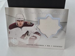 2008-09 Ultimate Collection Debut Threads 173/200 Viktor Tikhonov #DT-VT Rookie Coyotes