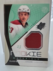 2010-11 SPx Rookie Materials Jersey #RM-OE Oliver Ekman-Larsson Coyotes