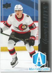 2021-22 Upper Deck Series 1 Young Guns #246 Shane Pinto Ottawa Senators Rookie