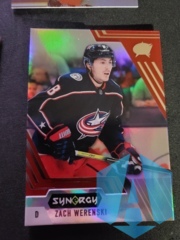 2020-21 Synergy Red #31 Zach Werenski Columbus Blue Jackets BX3