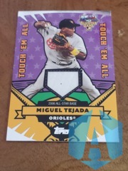 2006 Topps All-Star Touch 'em All Miguel Tejada #TER-MT Jersey