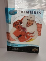 2009-10 Upper Deck Ice Premieres Acetate 052/499 Ville Leino #163 Red Wings