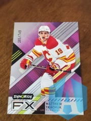 2021-22 Upper Deck #FX-MT Matthew Tkachuk Synergy FX 385/749