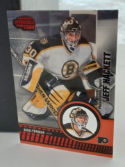 2003-04 Pacific Invincible Red 069/850 Jeff Hackett #73 Die Cut Flyers