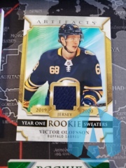 2020-21 Artifacts Year One Rookie Sweaters #RSVO Victor Olofsson