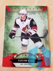 2020-21 Upper Deck Artifacts Stars Ruby 370/399 Taylor Hall #136