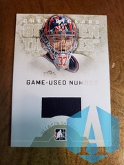 2009 Chet Pickard Game-Used Number GUD-17 Jersey 
