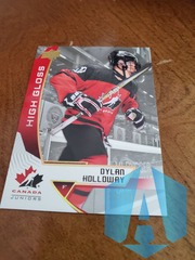 2019 Upper Deck Team Canada Juniors High Gloss 10/25 Dylan Holloway #66