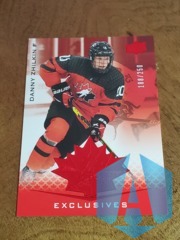 2021 Upper Deck Team Canada Juniors Exclusives 188/250 Danny Zhilkin #26