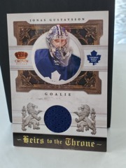 2010 Panini Crown Royale Heirs to the Throne Jersey 232/250 Jonas Gustavsson #JG