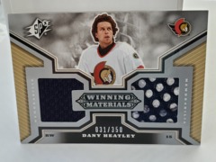 2005-06 SPx Winning Materials 031/350 Dany Heatley #WM-DH Dual Jerseys