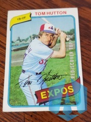 2017 Topps Rediscover Topps Buybacks Tom Hutton #427 Expos