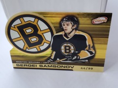 2002-03 Pacific Atomic Gold 44/99 Sergei Samsonov #7 Bruins