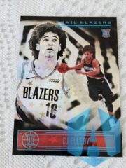 2020-21 Panini Illusions Rookie Card #196 CJ Elleby Light Blue Starlight Portland Trail Blazers