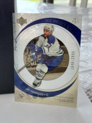 2005-06 Upper Deck Ice Premieres Acetate 1646/2999 Jay Harrison #264 Rookie RC
