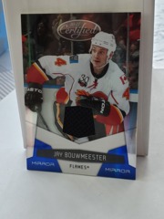 2010-11 Panini Certified Mirror Blue Jersey #25 Jay Bouwmeester 088/100