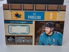 2018-19 Upper Deck SP Game Used Jersey Locker Essentials Joe Pavelski #LE-JP Sharks