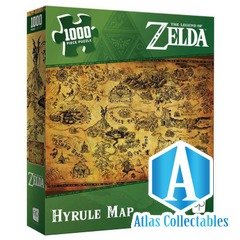 The Legend of Zelda Hyrule Map 1000 Piece Puzzle