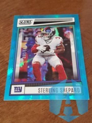 2022 Panini Score Sterling Shepard #232 Blue Astral Stars Parallel 315/399