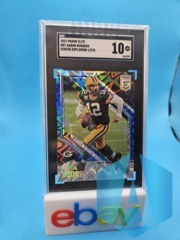 2021 PANINI ELITE AARON RODGERS BLUE STATUS Explosion /275 #57 SGC 10 GEM