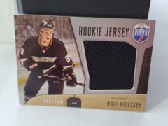 2009-10 Upper Deck Be a Player Rookie Jersey 195/250 Matt Beleskey #RJ-MB