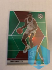 2021-22 Panini Chronicles Draft Picks Mosaic Green Evan Mobley #252 Rookie RC