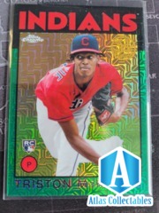 2021 Topps S1 Silver Pack GREEN Parallel /99 86BC-63 Triston McKenzie RC