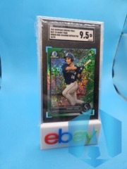 2022 Bowman Chrome Green Mini Diamond /99 Harry Ford Mariners B-721 SGC 9.5