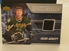 2006-07 Upper Deck Series 1 UD Game Jersey Jason Arnott #J-JA Dallas