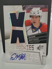 2008-09 SPx Rookies Autograph Authentic Jerseys #168 Shawn Matthias 201/999