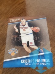 2016-17 Panini Prestige Acetate Veterans Kristaps Porzingis #17