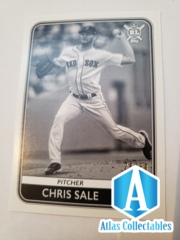 2020 Big League Baseball Chris Sale #149 Black and White /50
