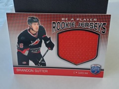 2008-09 Upper Deck Be a Player Rookie Jerseys 275299 Brandon Sutter #RJ-BS