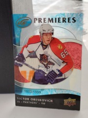 2009-10 Upper Deck Ice Premieres Acetate #120 Victor Oreskovich 1503/1999 Panthers