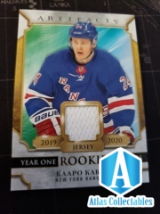 2020-21 UPPER DECK ARTIFACTS ROOKIE SWEATERS KAAPO KAKKO JERSEY #RS-KK
