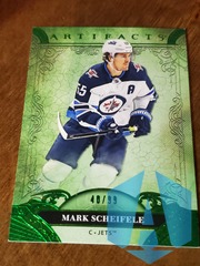 2020-21 Upper Deck Artifacts Mark Scheifele #137 Legends 40/99 EMERALD GREEN