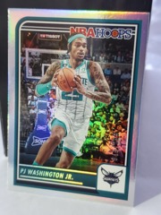 2023-24 Panini NBA Hoops Silver 043/199 PJ Washington Jr #28 Hornets