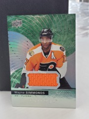 2017-18 Upper Deck Trilogy Green Foil Jersey 414/687 Wayne Simmonds #7