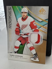 2019-20 SP Game Used Gold Authentic Rookies Patch 45/65 Taro Hirose #176 Red Wings