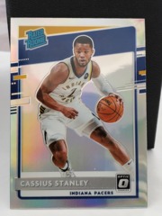 2020-21 Donruss Optic Cassius Stanley #199 Silver Holo Prizm Rated Rookie Pacers