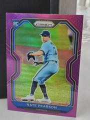 2021 Panini Prizm Nate Pearson #181 RC Purple Prizm Blue Jays Rookie