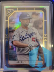 2021 Topps Gallery ALBERT PUJOLS BLUE /75 37 SSP Refractor