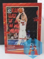 2020-21 Panini Donruss Optic Red Wave Prizm Duncan Robinson #48 Miami Heat