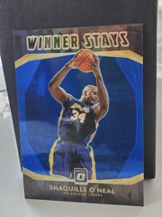 2020-21 Panini Donruss Optic Shaquille O’Neal #1 Winner Stays 66/85 Blue Holo Prizm